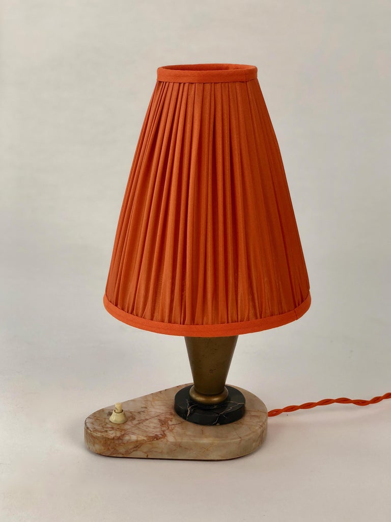 Art Deco Bedside Table lamp from the Czech Republic For Sale at 1stDibs