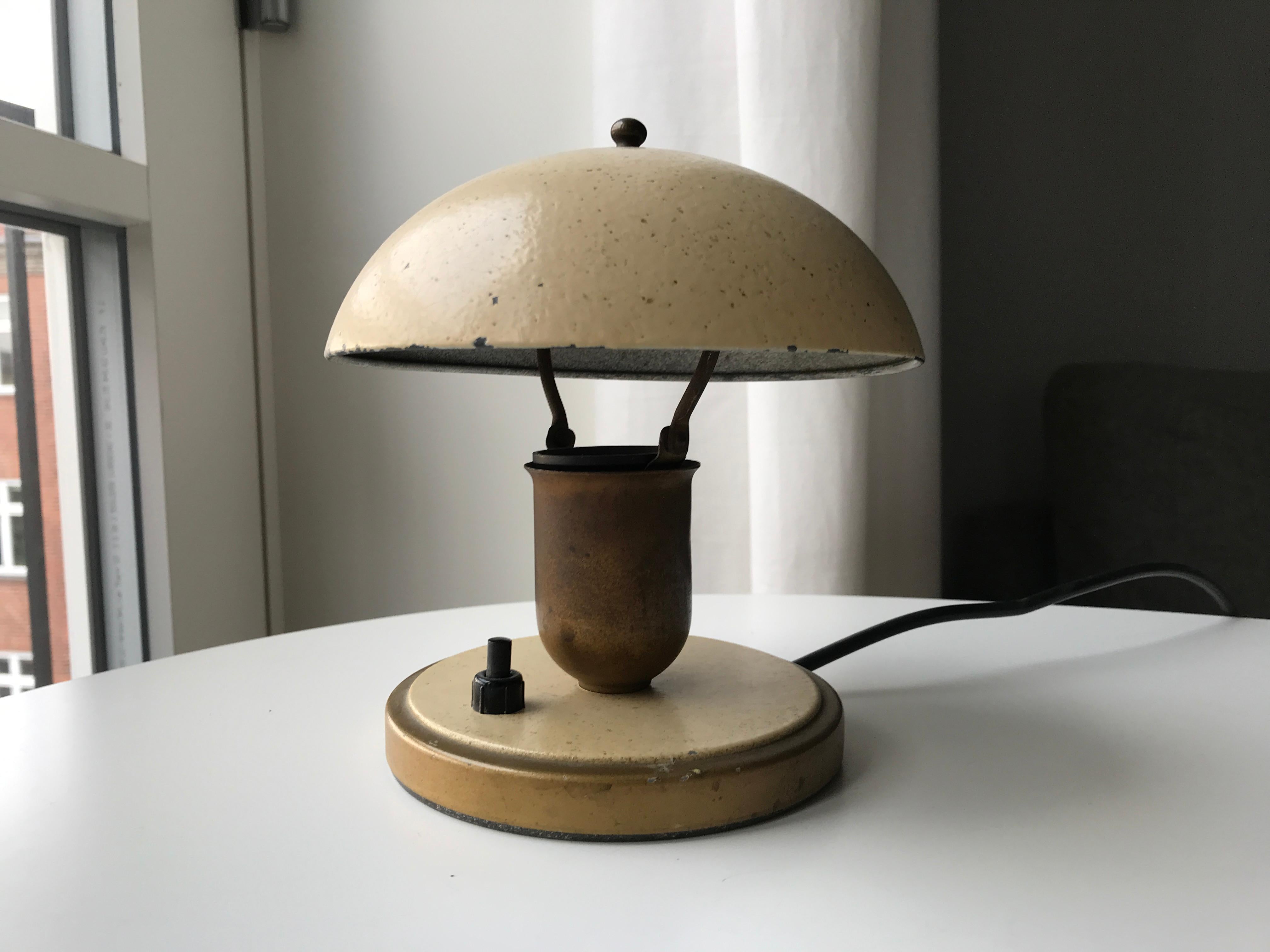 Art Deco Bedside Table Lamps In Fair Condition In Copenhagen, DK
