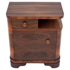 Art Deco bedside table, Poland, 1950s. After renovation.