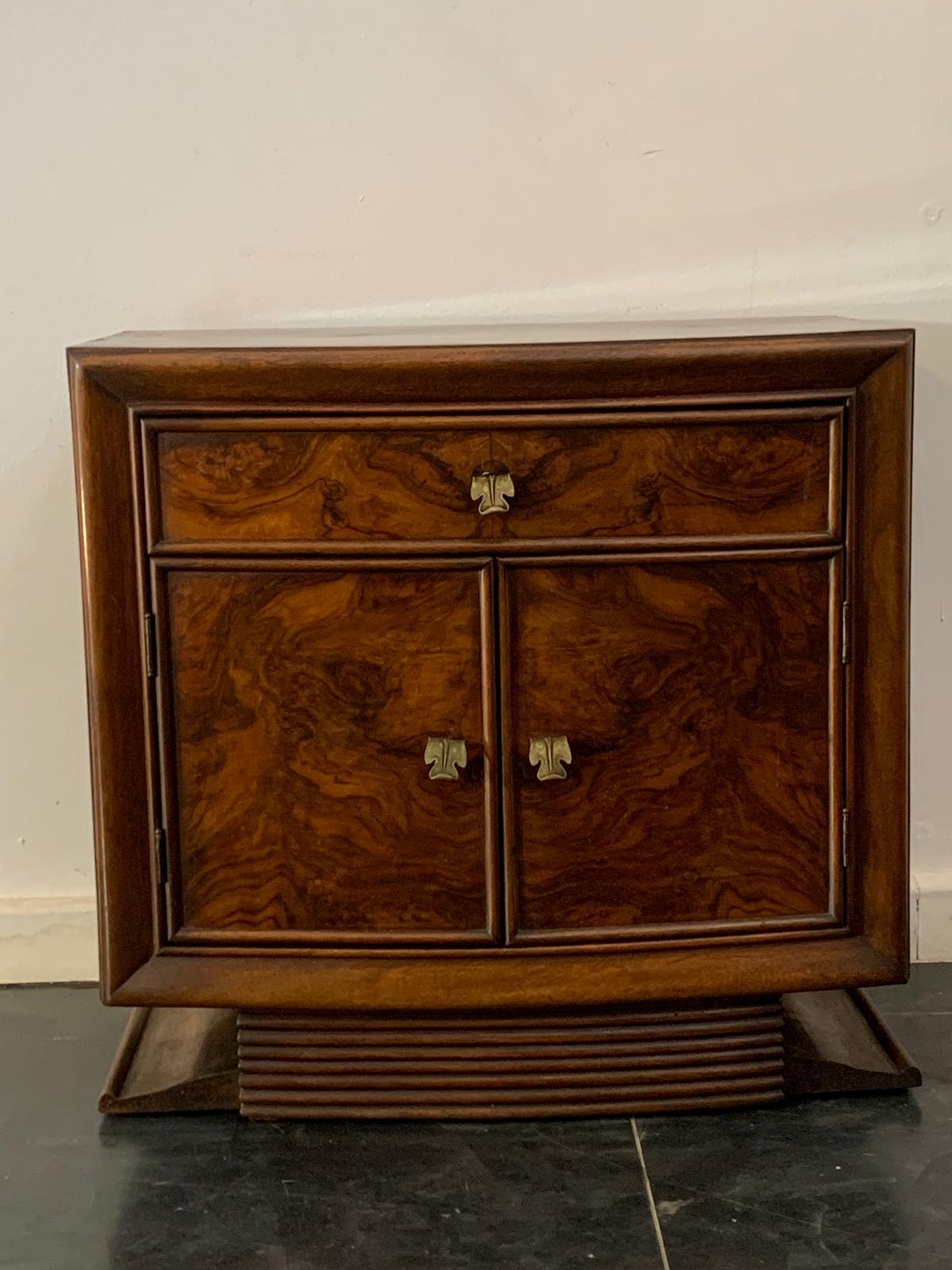 Tables de chevet Art Déco de Premuda Lissone, années 1930, lot de 2 en vente 3