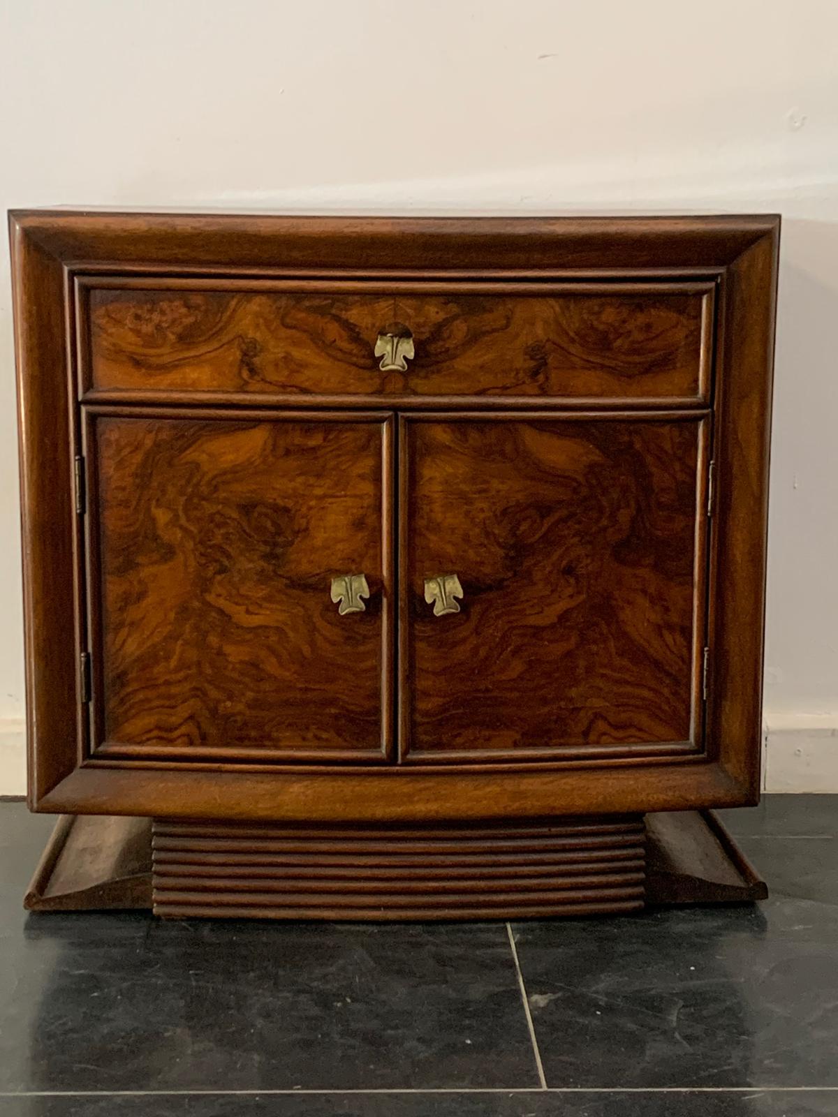 Milieu du XXe siècle Tables de chevet Art Déco de Premuda Lissone, années 1930, lot de 2 en vente