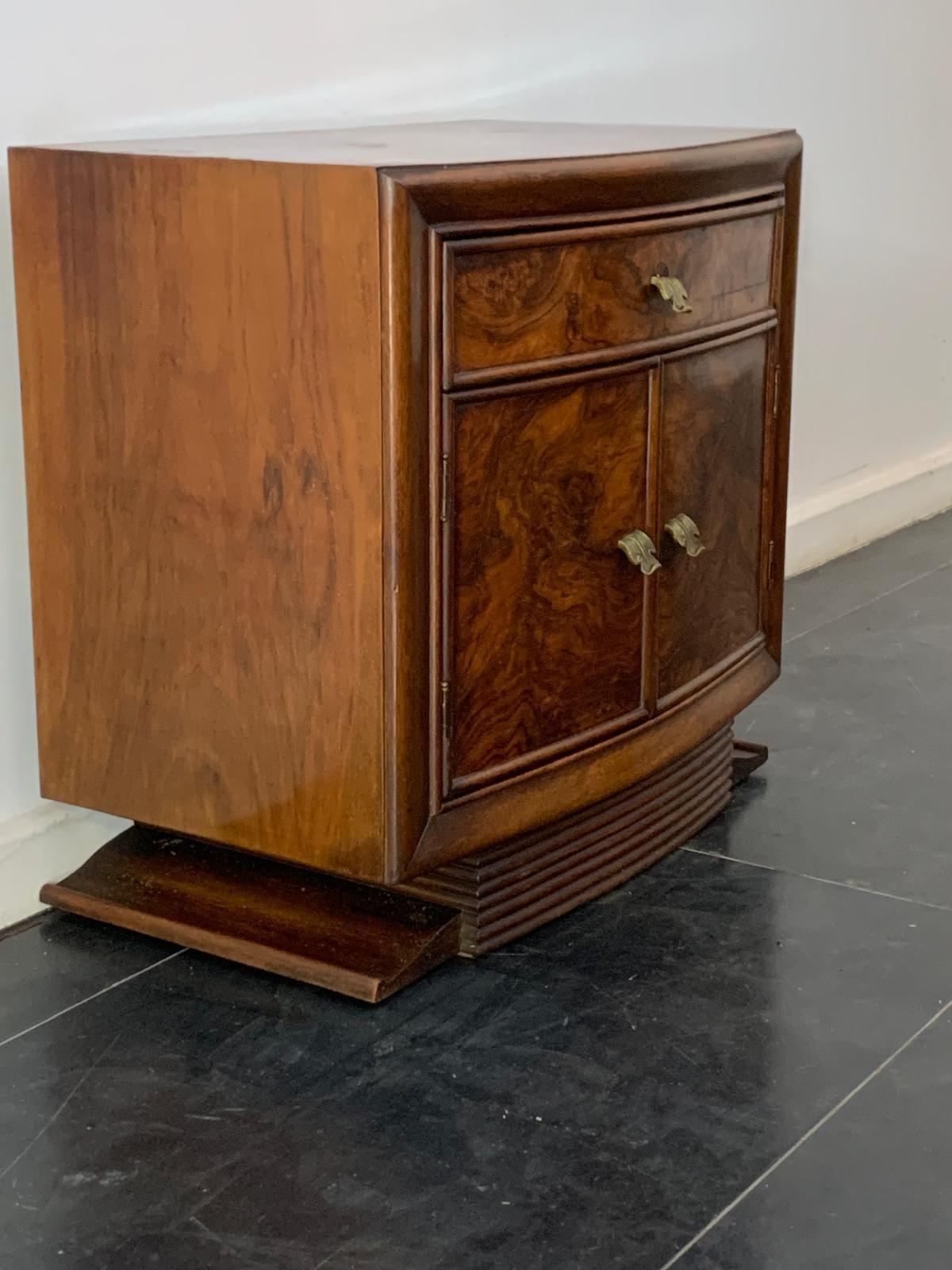 Bronze Tables de chevet Art Déco de Premuda Lissone, années 1930, lot de 2 en vente