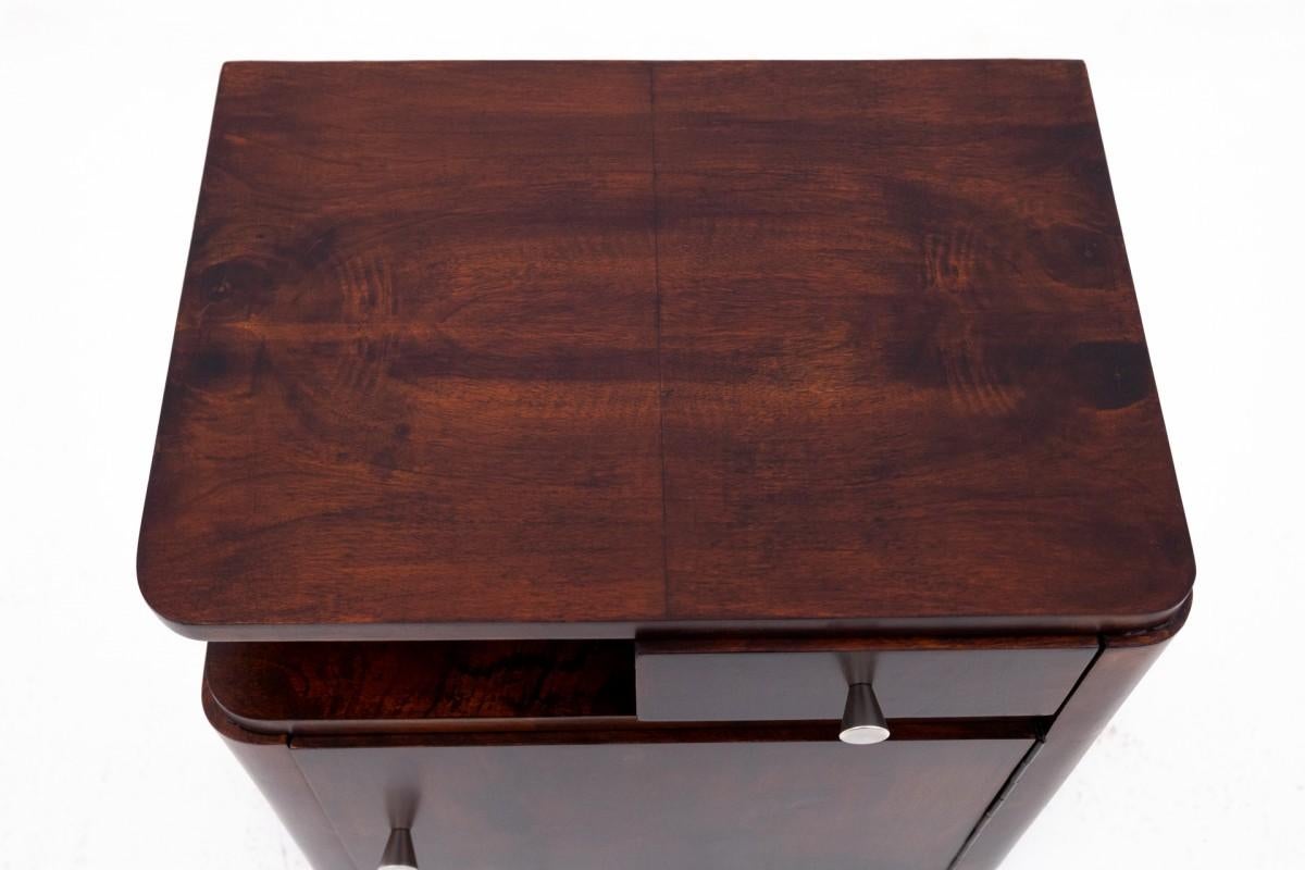 Art Deco bedside tables from the 50s, Poland. 2