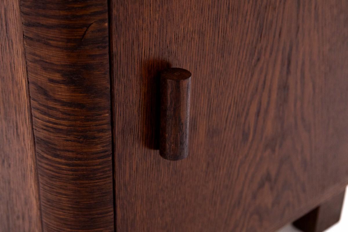 Art Deco bedside tables, mid-20th century, Poland. For Sale 3