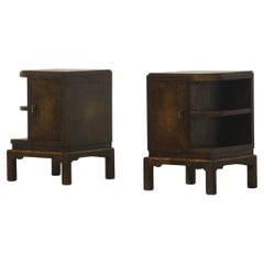 Art déco-Nachttische, Nachttisch im Art déco-Stil, 1930er Jahre Danmark
