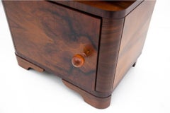 Art Deco Bedside Tables, Poland, 1940s
