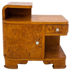 Art Deco Bedside Tables Poland, 1950s