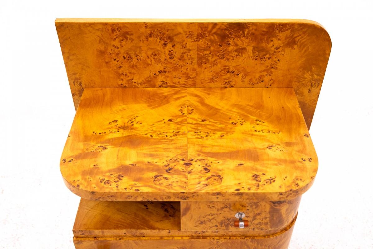 Tables de chevet Art déco, Pologne, vers 1930. en vente 5