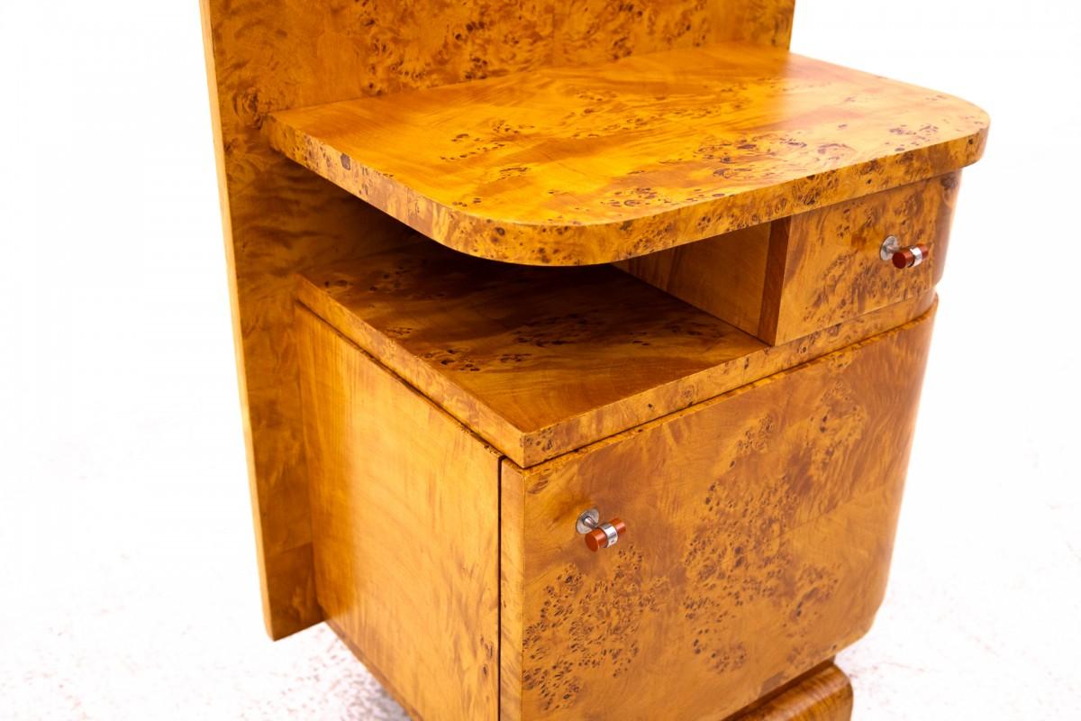 Tables de chevet Art déco, Pologne, vers 1930. en vente 6