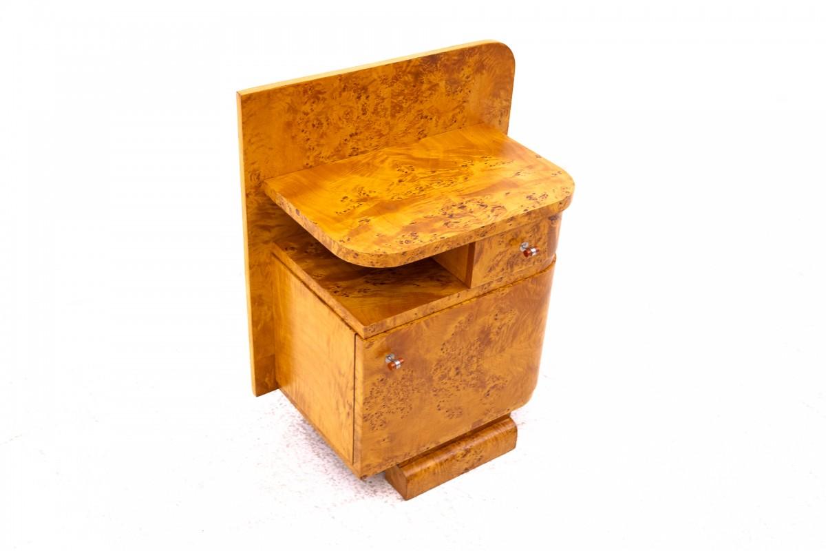 Tables de chevet Art déco, Pologne, vers 1930. en vente 1