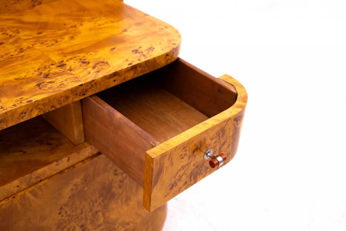 Tables de chevet Art déco, Pologne, vers 1930. en vente 3