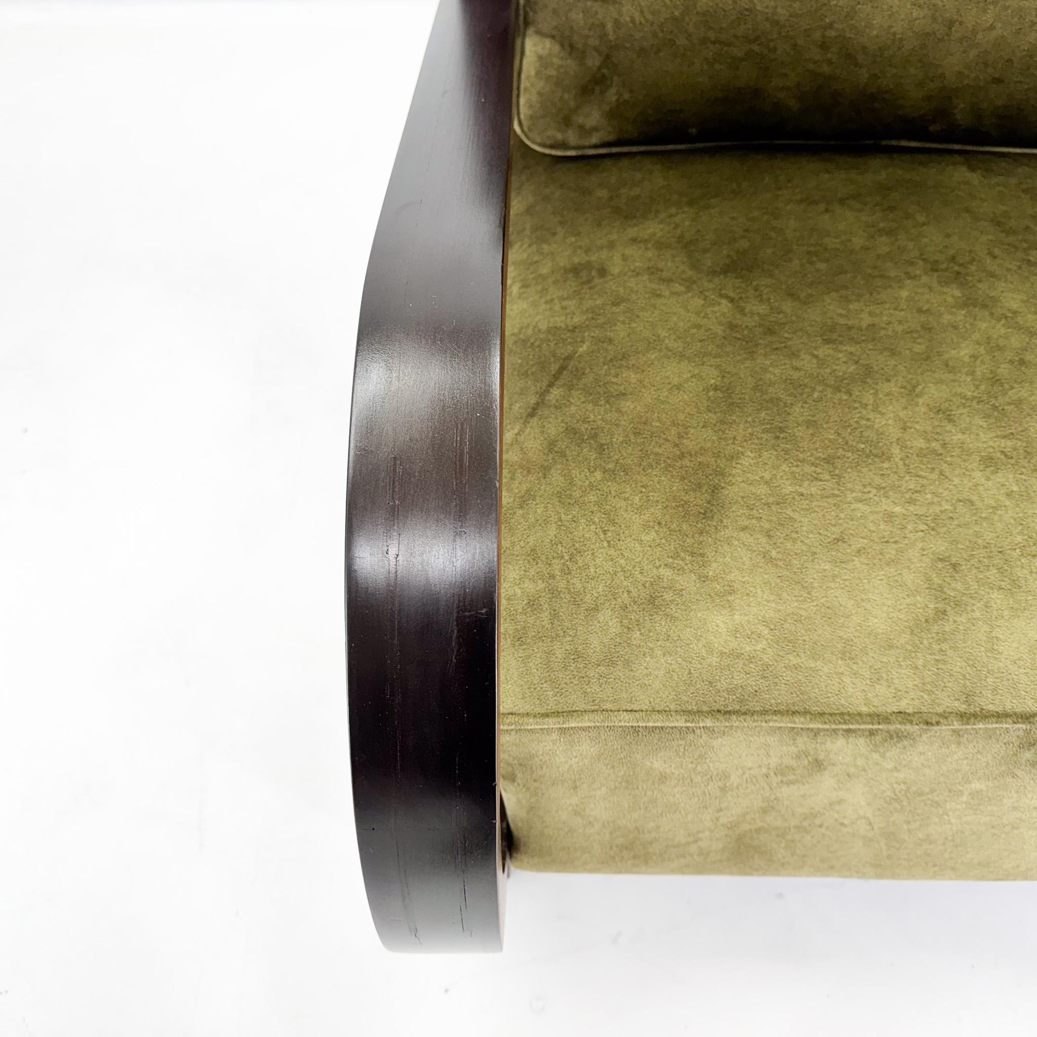 Art Deco Beech Wood Armchair, 1930's, Newly Upholstered For Sale 6
