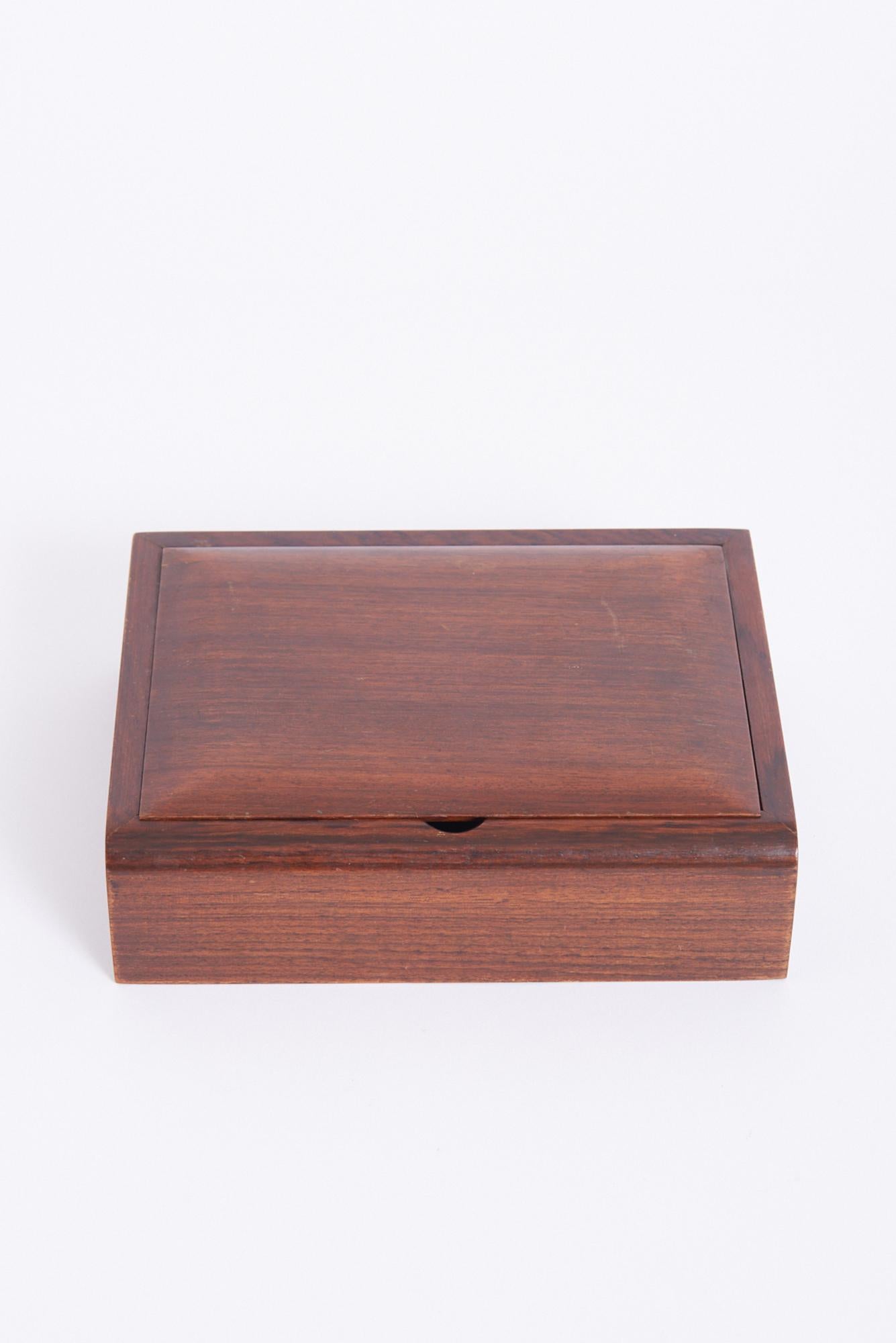 Caja Art Decó de madera de haya Francés