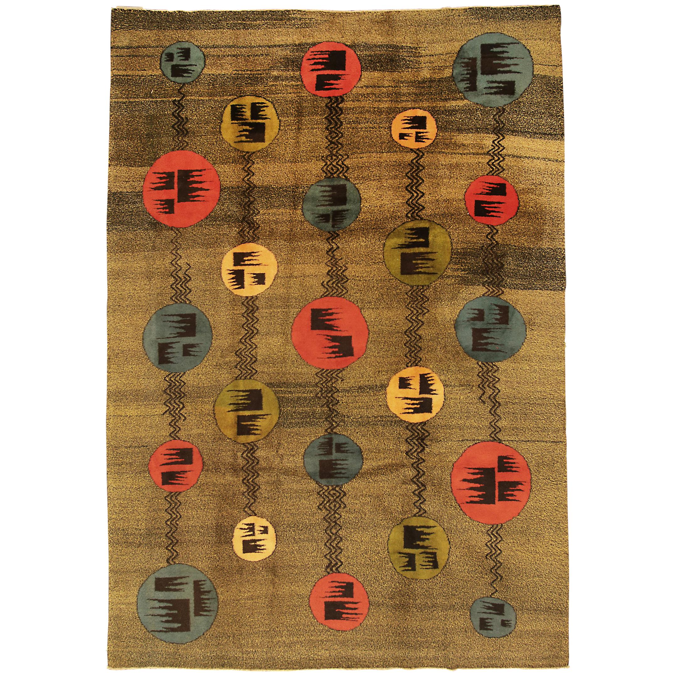 Tapis turc Art déco, 1950-1970