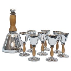 Art Deco Bell Cocktail Shaker Set