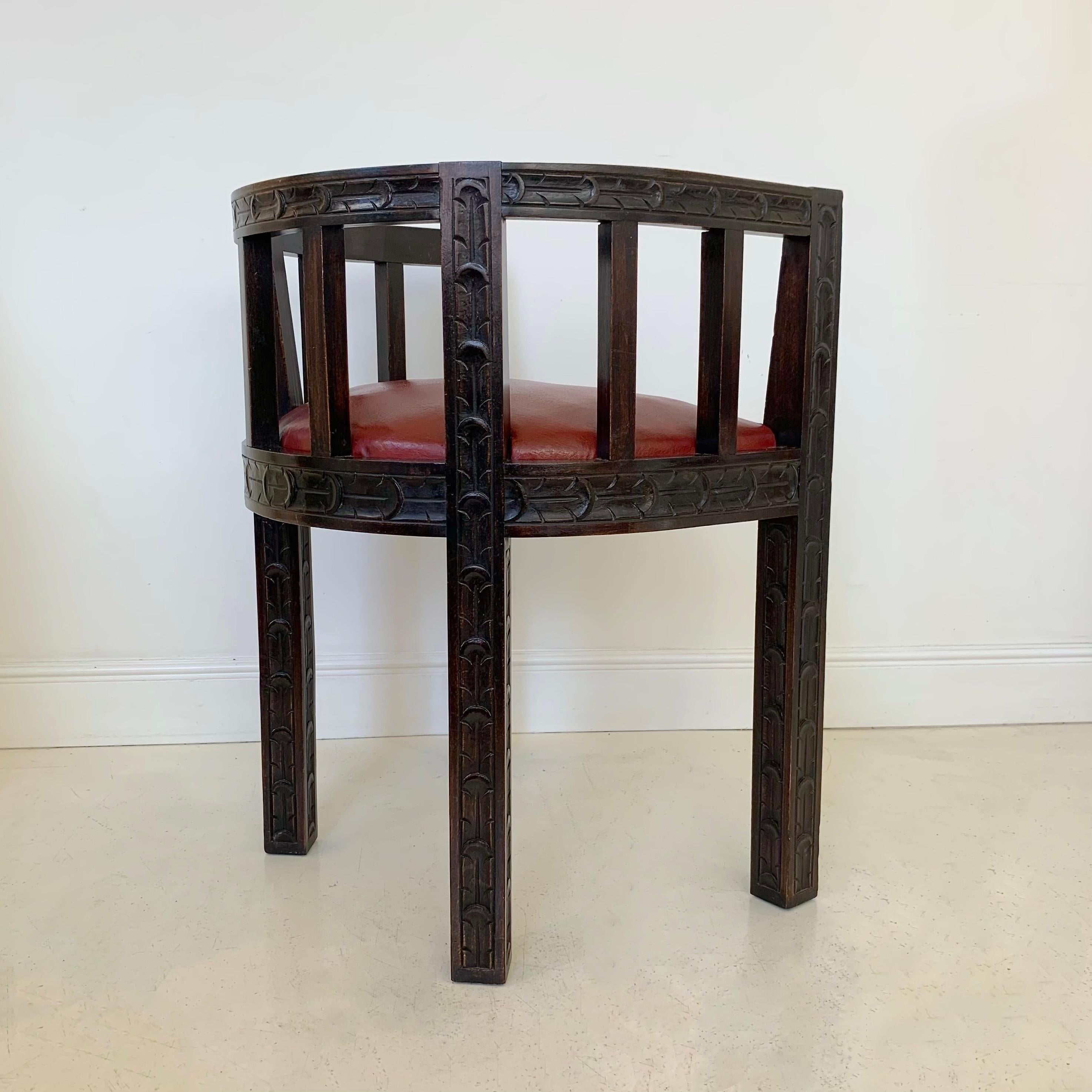 Sillón Art Déco Benjamin Gomez Atribuido, circa 1930, Francia. en venta 2