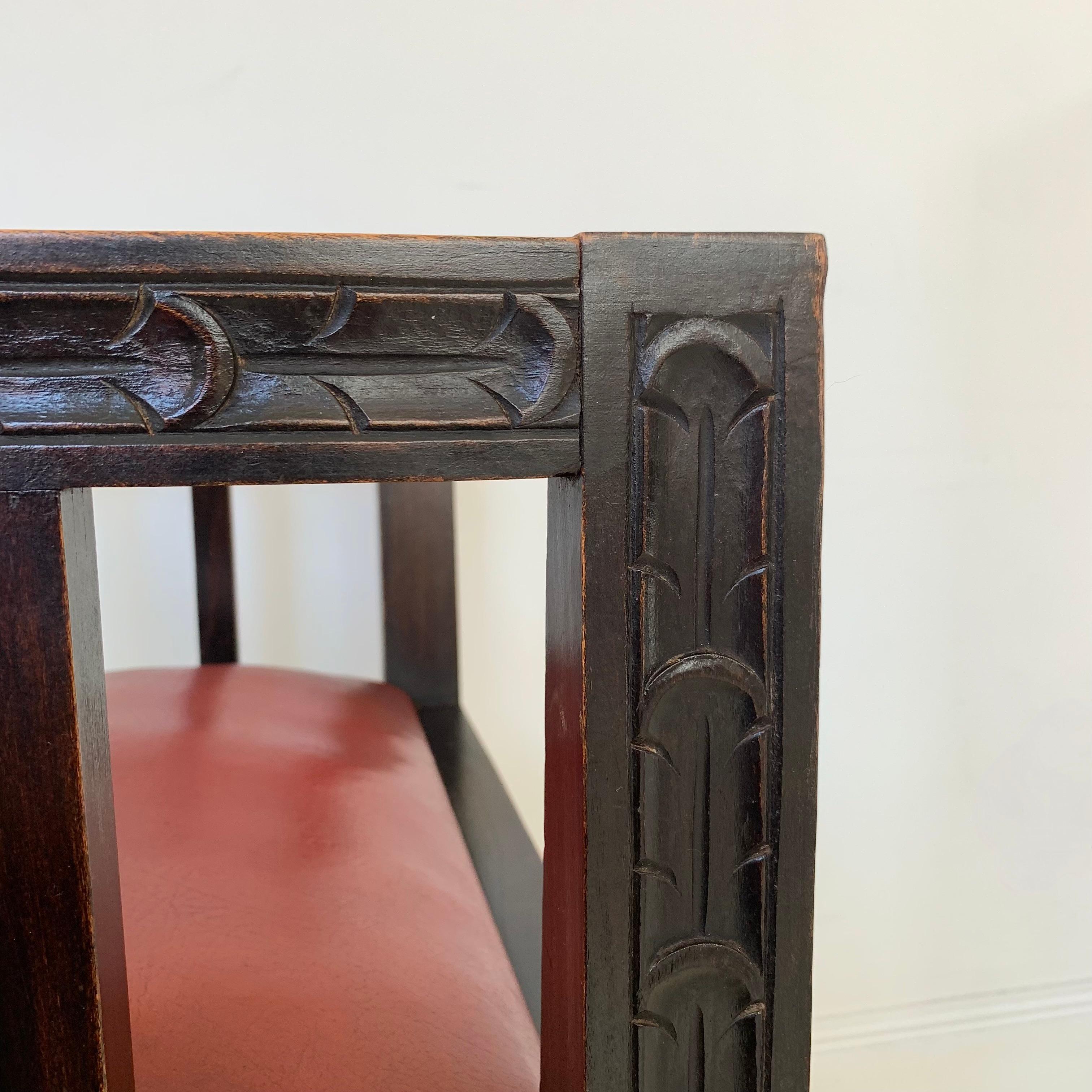 Sillón Art Déco Benjamin Gomez Atribuido, circa 1930, Francia. en venta 6