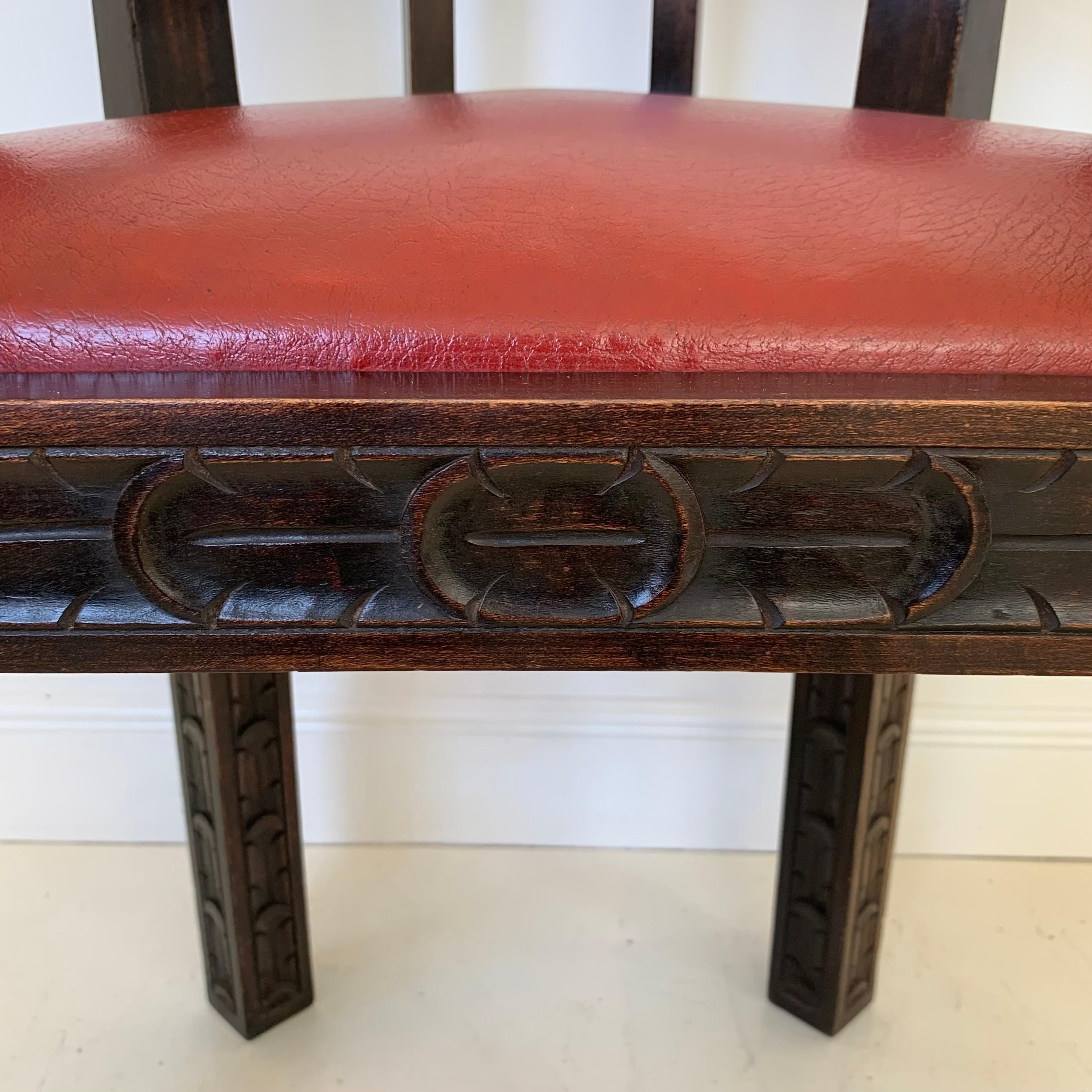 Sillón Art Déco Benjamin Gomez Atribuido, circa 1930, Francia. en venta 7