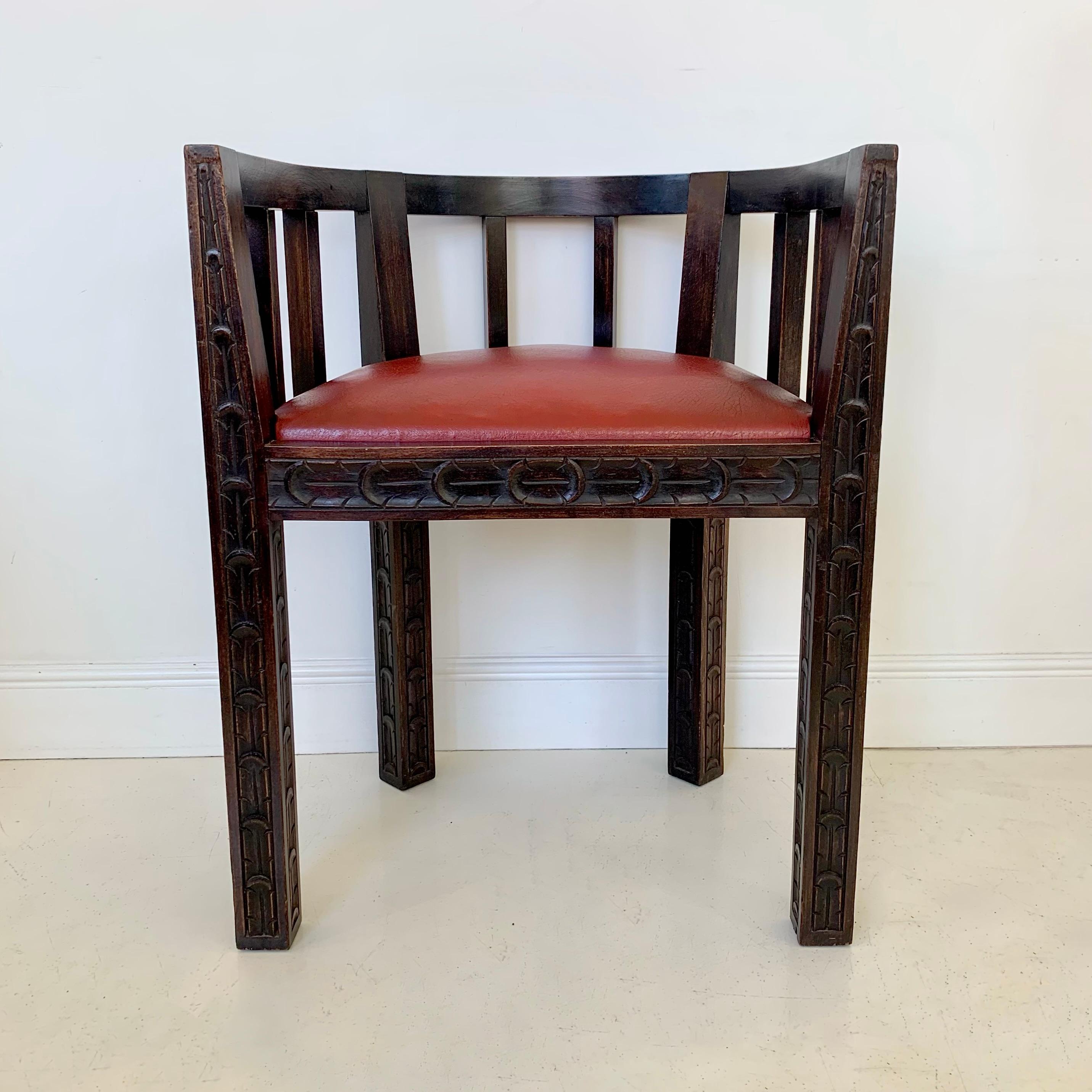 Sillón Art Déco Benjamin Gomez Atribuido, circa 1930, Francia. Art Decó en venta