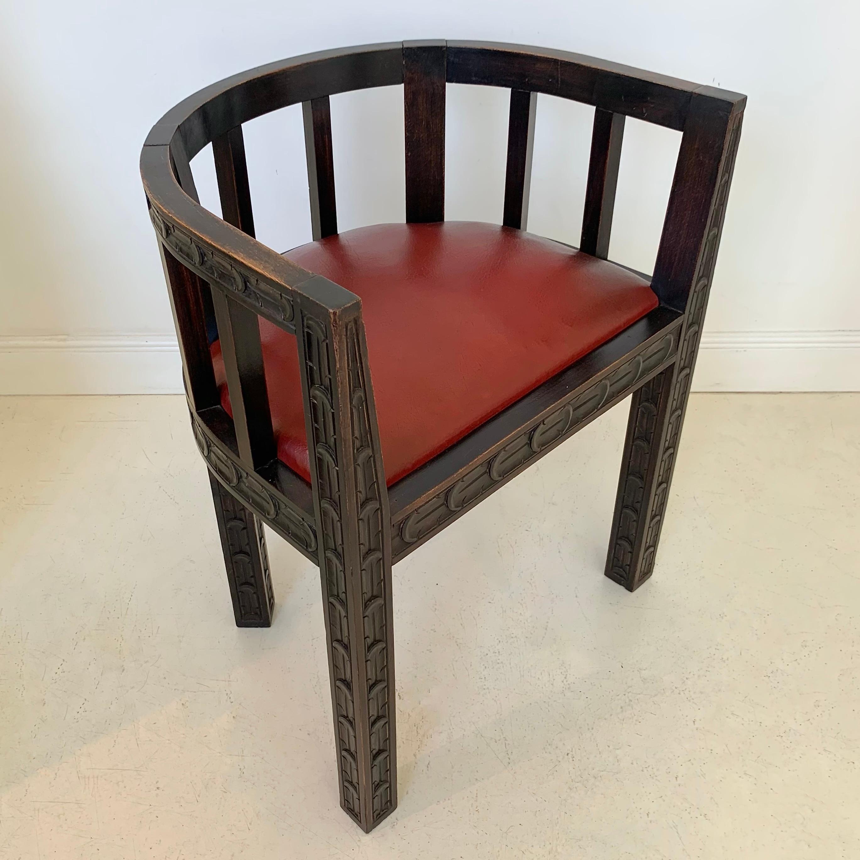 Sillón Art Déco Benjamin Gomez Atribuido, circa 1930, Francia. en Bueno estado para la venta en Brussels, BE