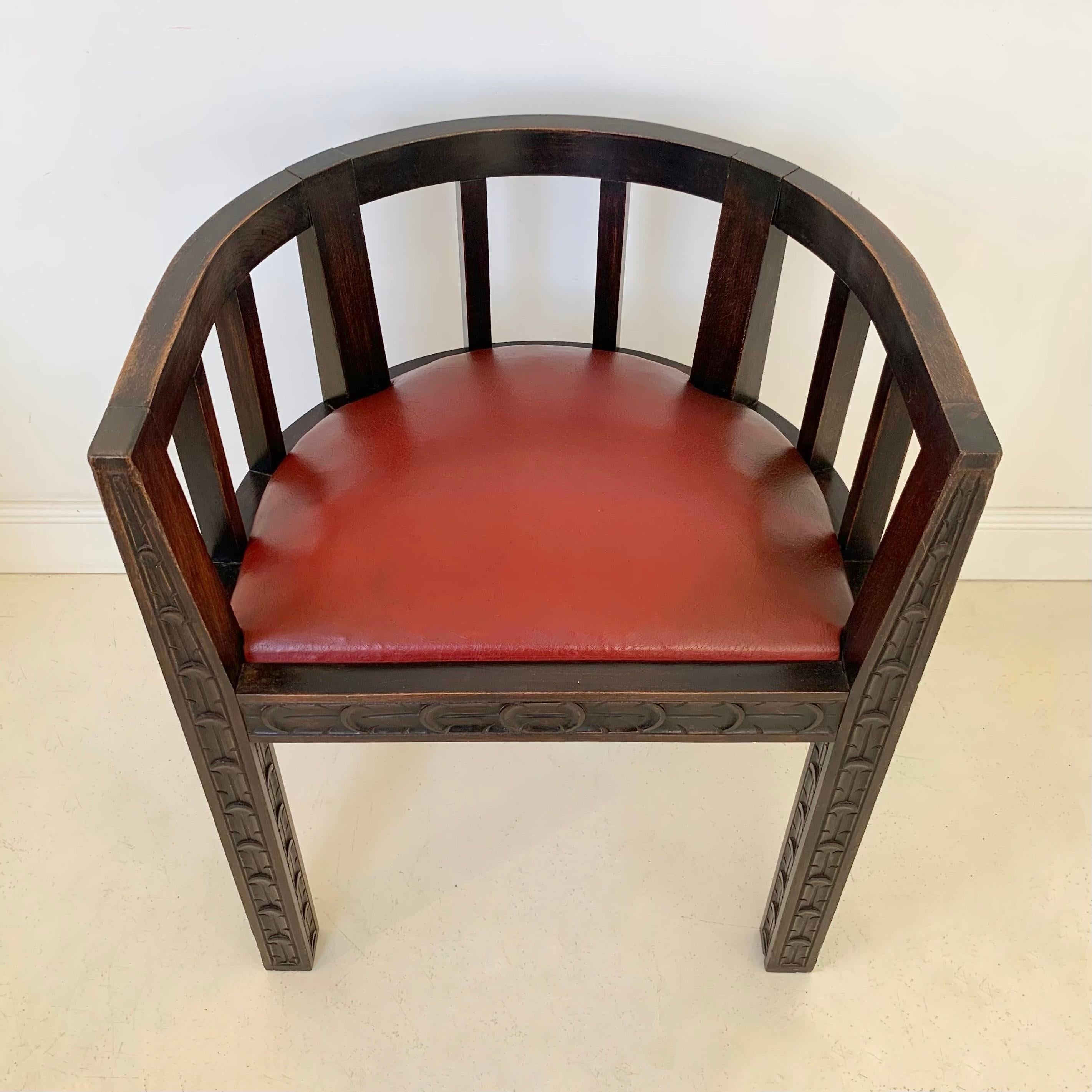 Sillón Art Déco Benjamin Gomez Atribuido, circa 1930, Francia. en venta 1