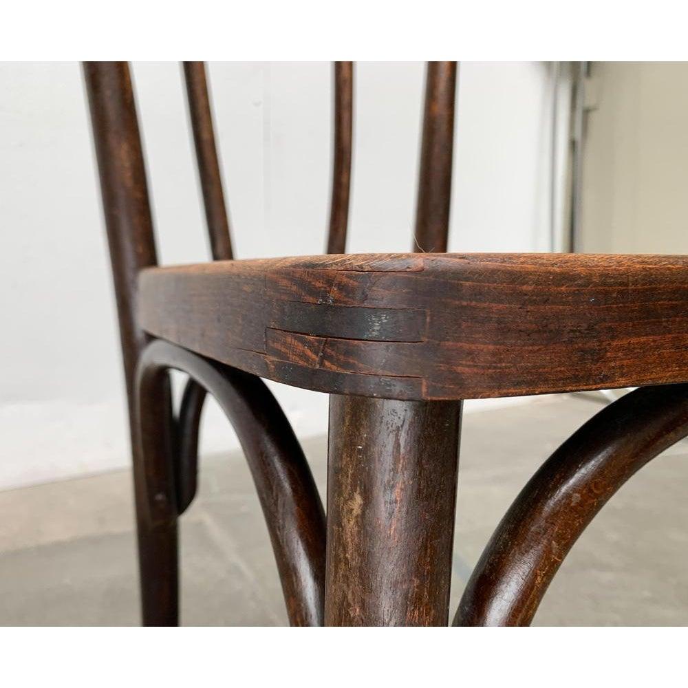 Sedia da caffè Art Deco in legno di bentwood, anni '30 in vendita 7