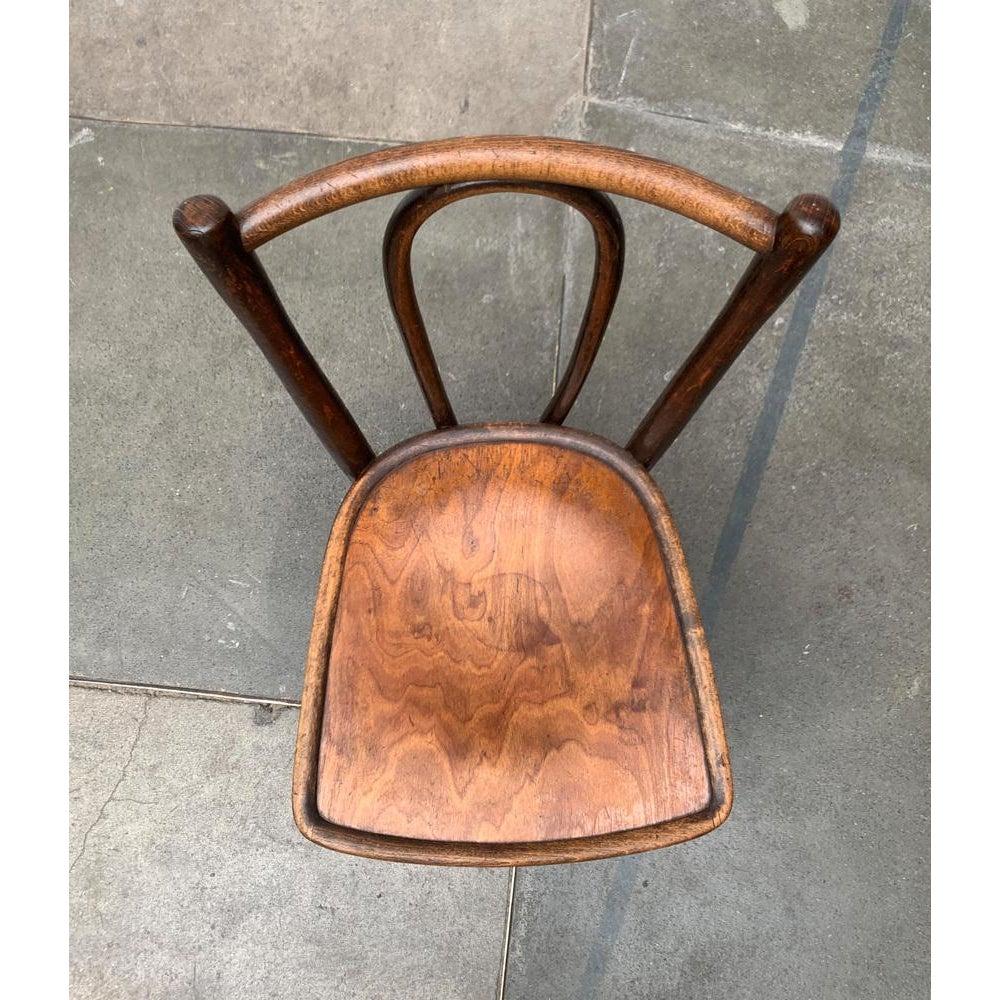 Sedia da caffè Art Deco in legno di bentwood, anni '30 in vendita 4