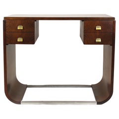 Art Deco Bentwood Desk, 1940s