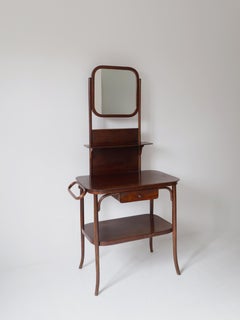 Art Deco Bentwood Hall Table / Vanity