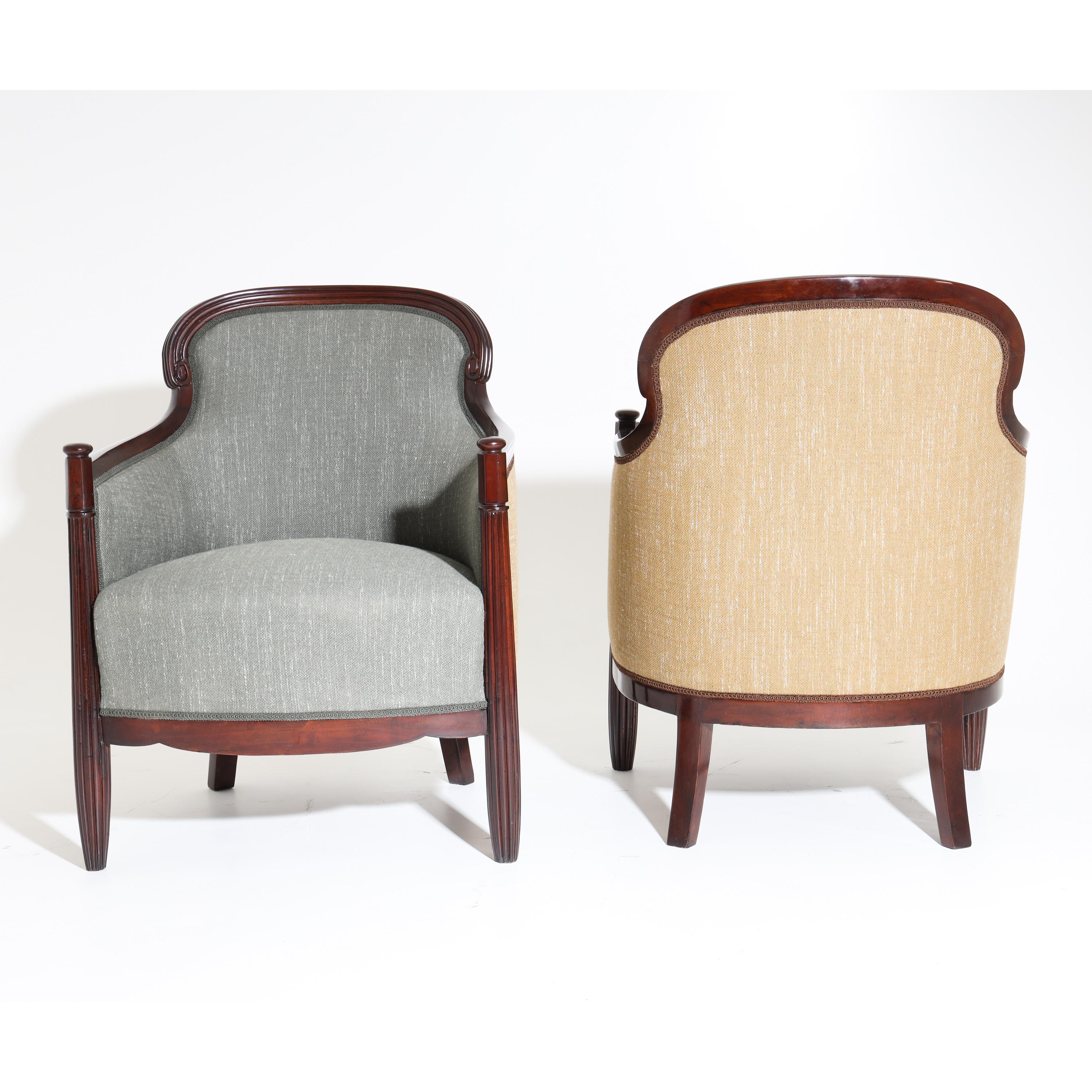 art deco bergere chair