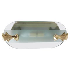 Art Deco Beveled Sconce / Flush Mount by Fratelli Martini - 4 available