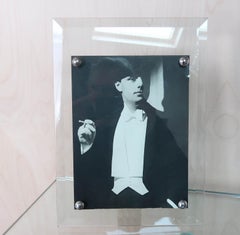 Art Deco Fasenglas-Fotorahmen. Englisch, C.1930