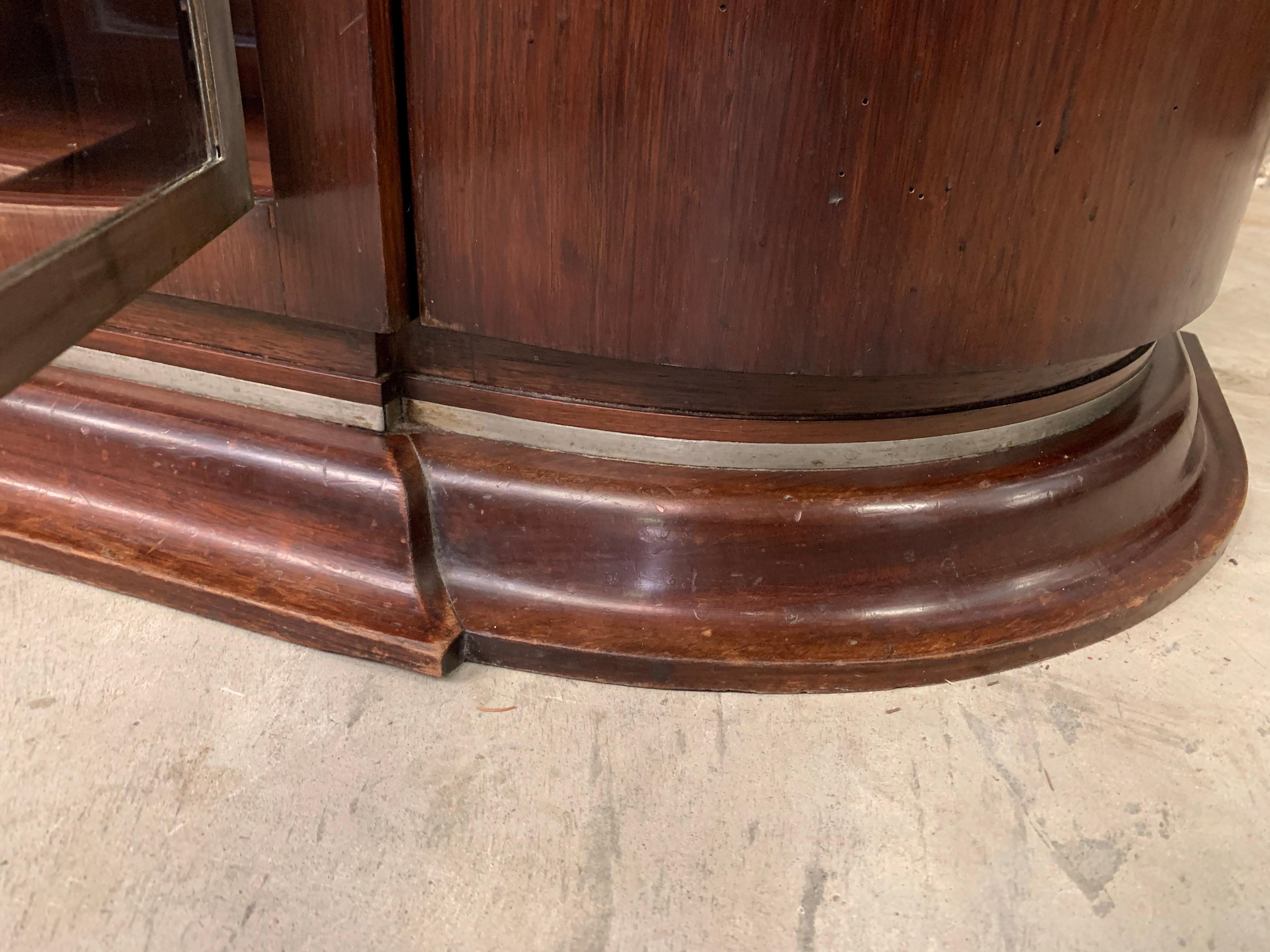 Art Deco Beverage Portoro Marble Top, Liquor 1920