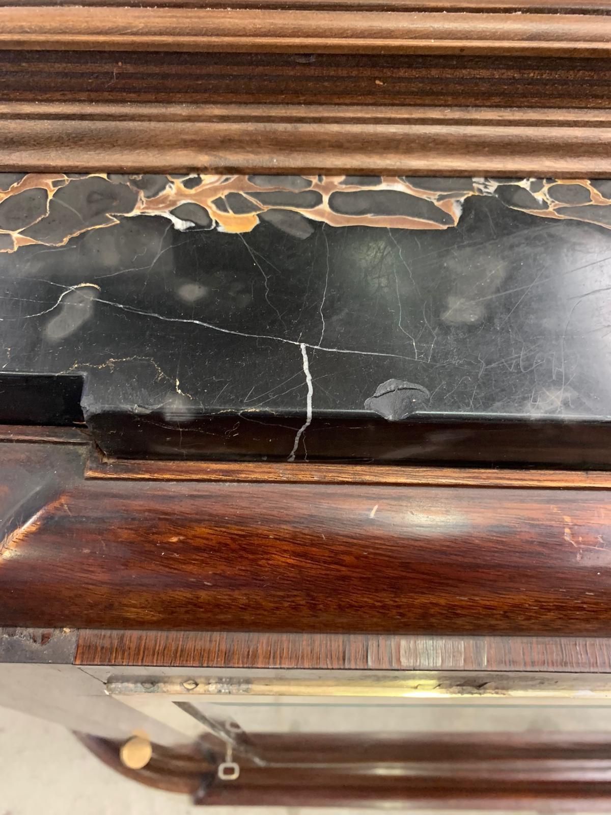 Art Deco Beverage Portoro Marble Top, Liquor 1920