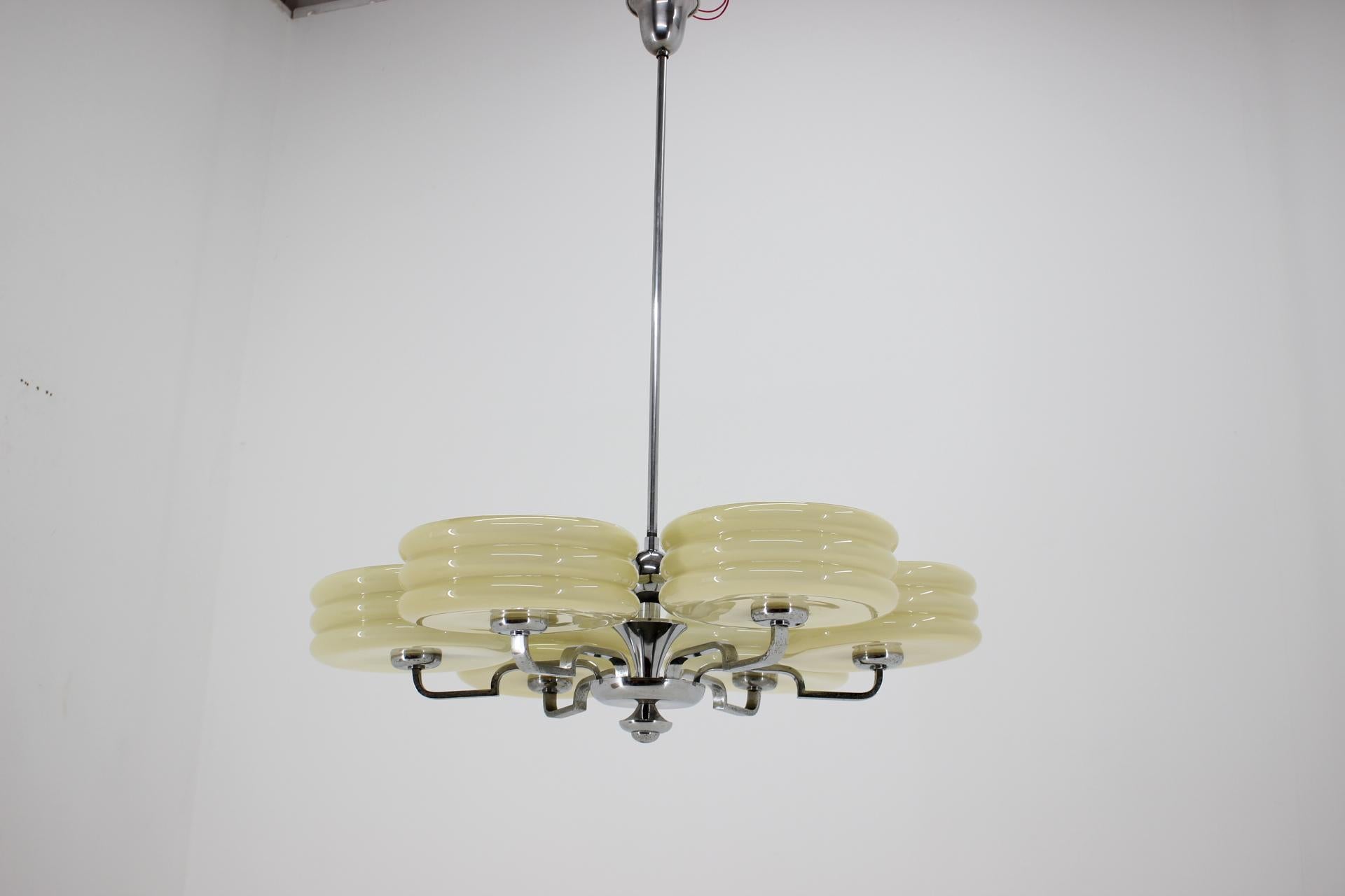 Art Deco Big Chandelier, 1930s 2