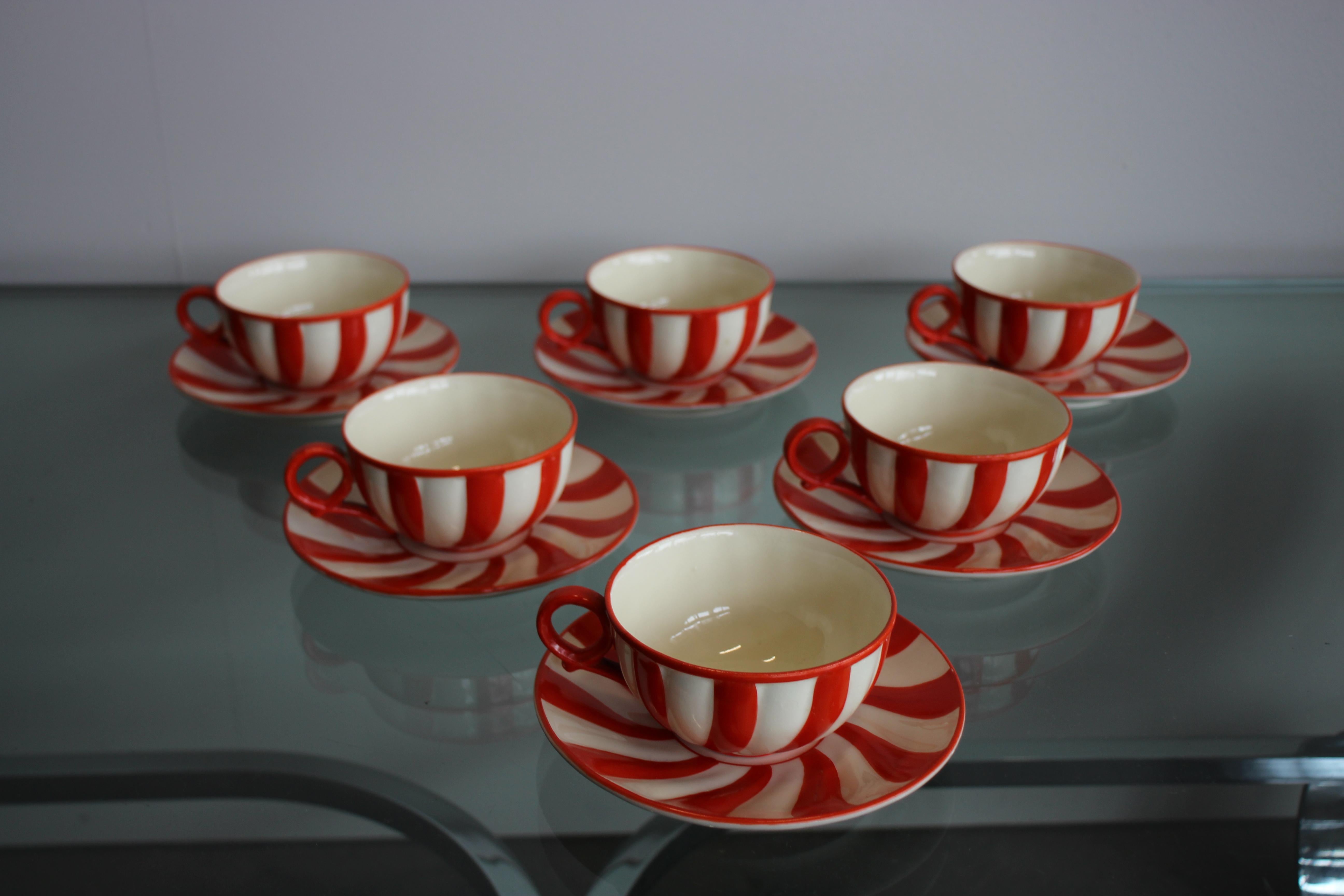 Art Deco BIHL Tea Set, Czech Republic In Fair Condition In Hamburg, DE