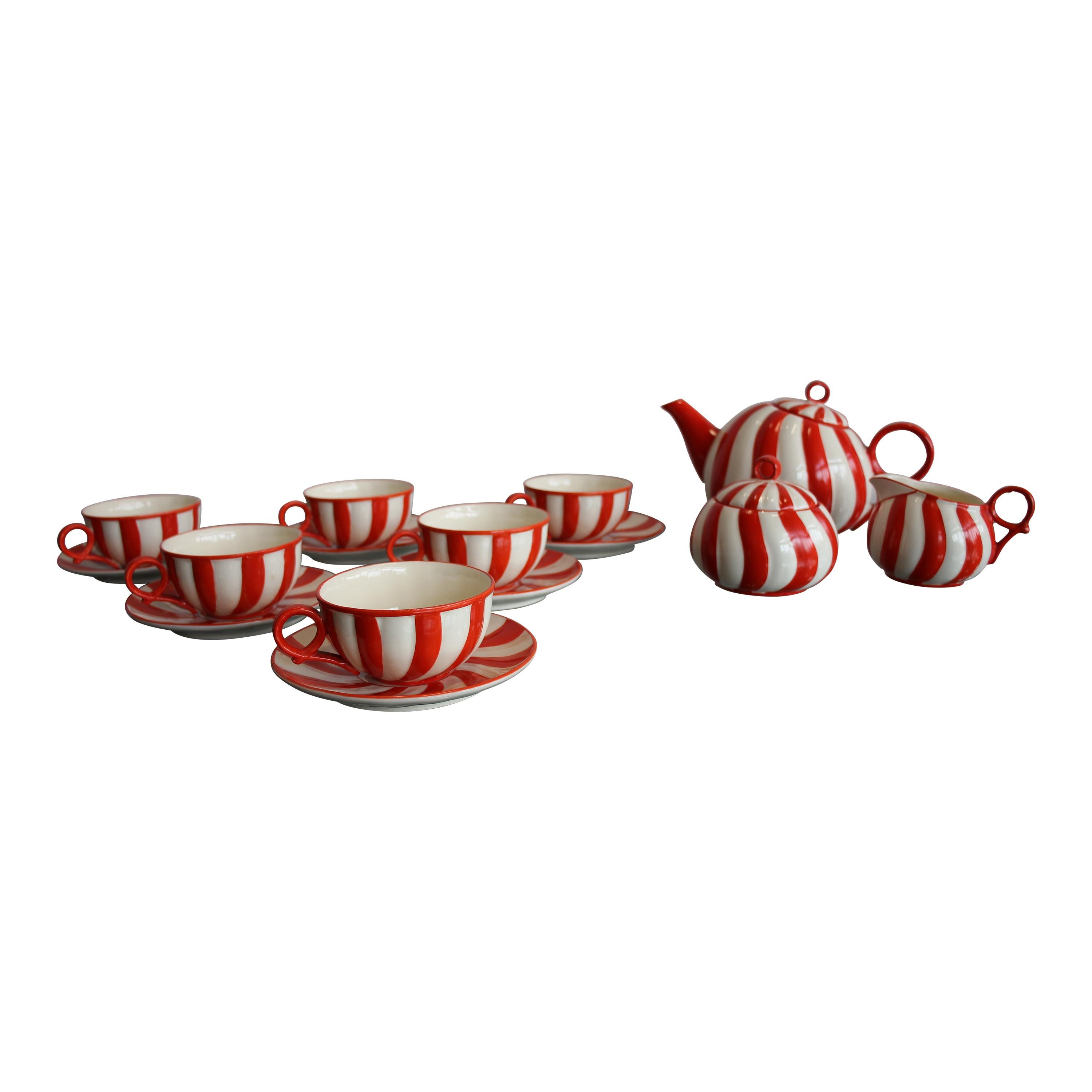 Art Deco BIHL Tea Set, Czech Republic