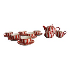 Antique Art Deco BIHL Tea Set, Czech Republic