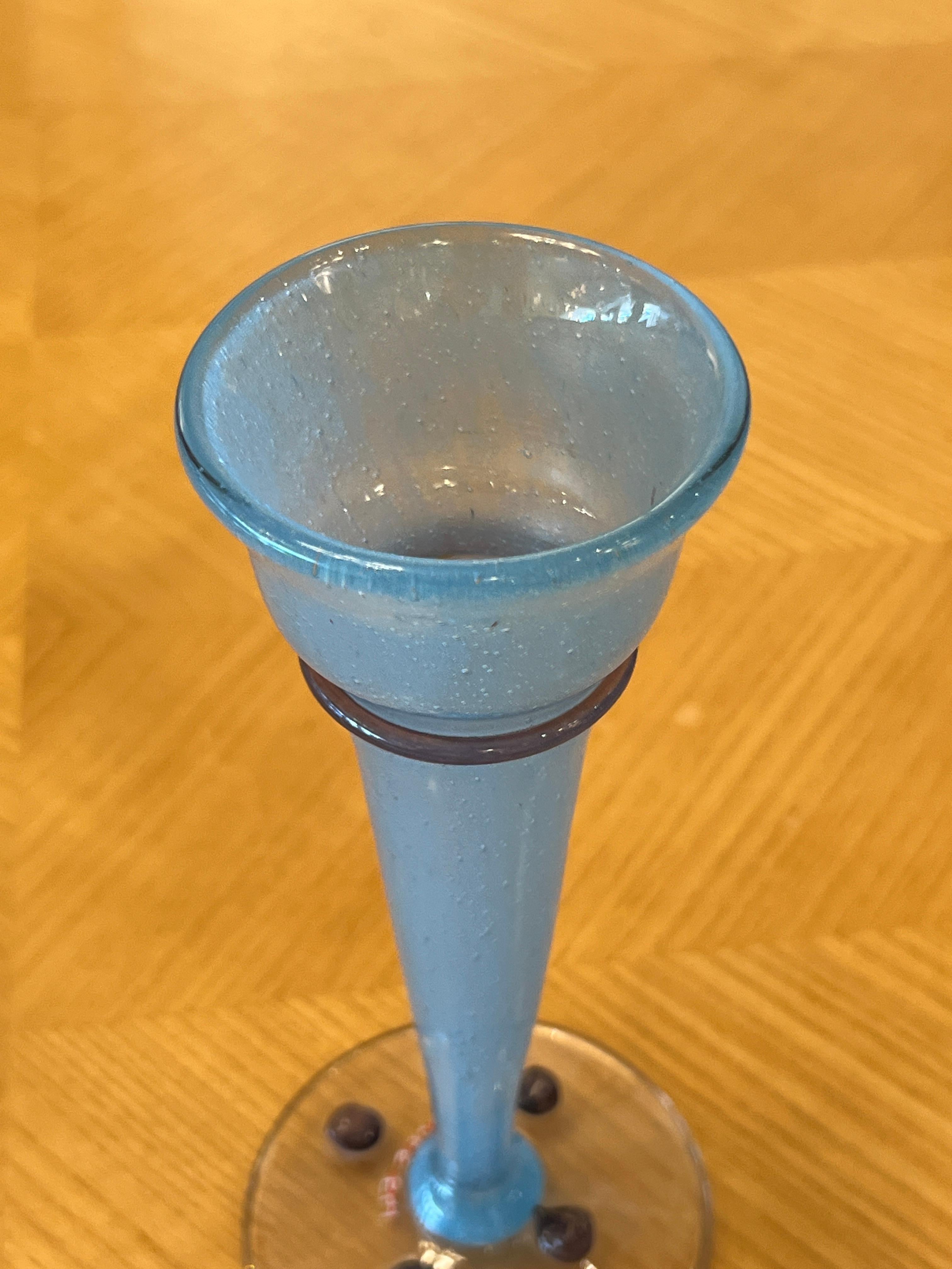 Francese Vaso in vetro Art Déco Bijoux di Charles Schneider in vendita