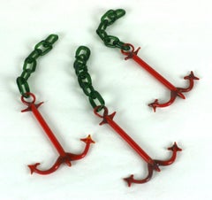 Art Deco Bimini Glass Anchors