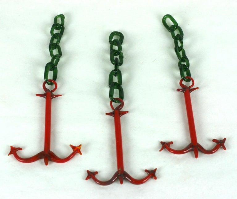 Art Deco Bimini Glass Anchors For Sale at 1stDibs halloween town keyblade