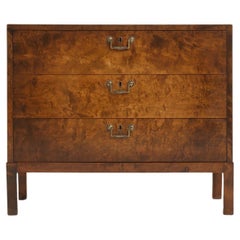 Antique Art Deco Birch Chest of Drawers