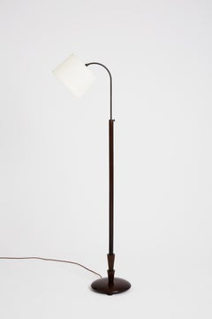 Art Deco Birch Reading Floor Lamp