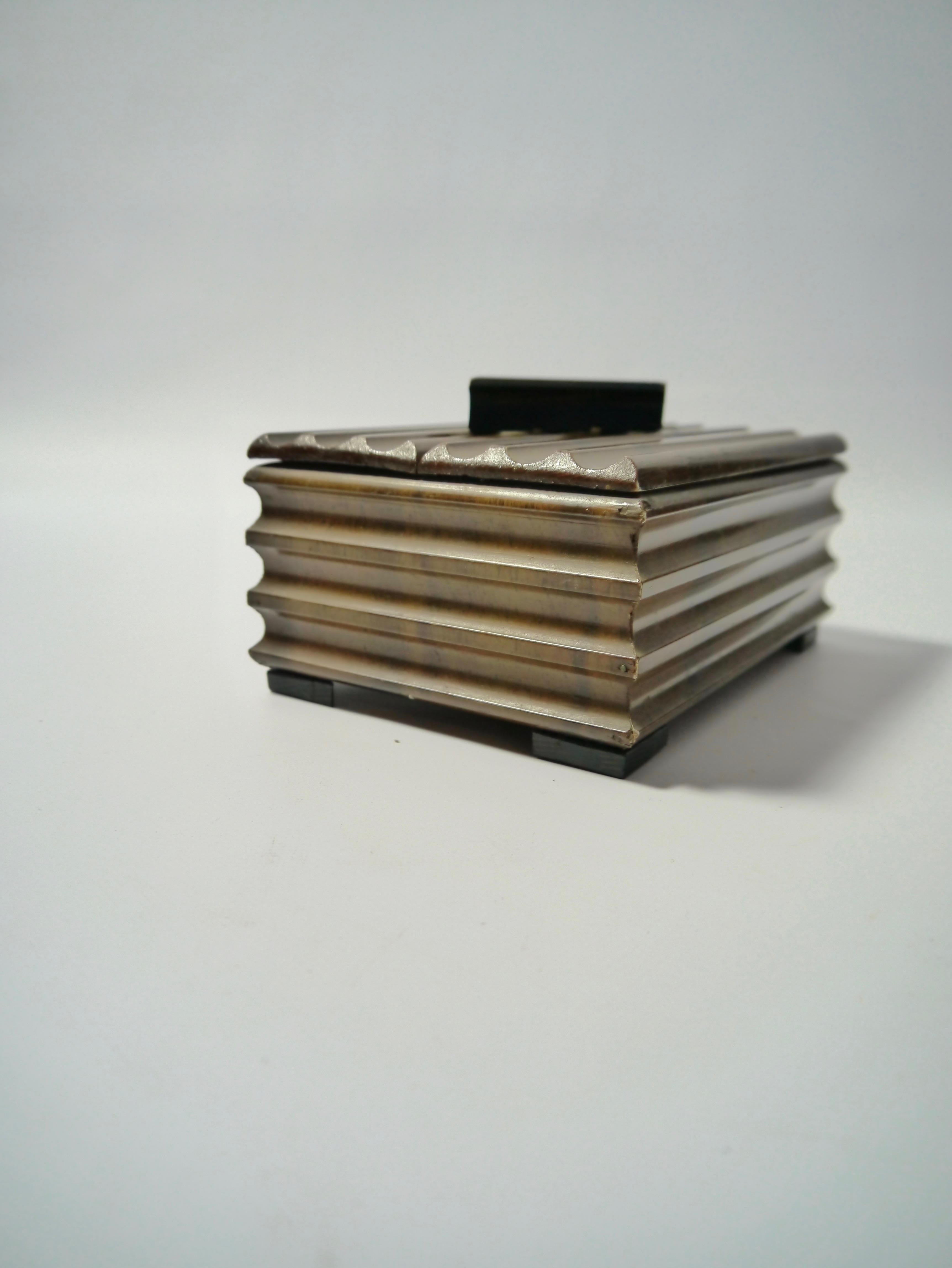 Art Deco Birch Wood Box, Sweden, 1930s 1