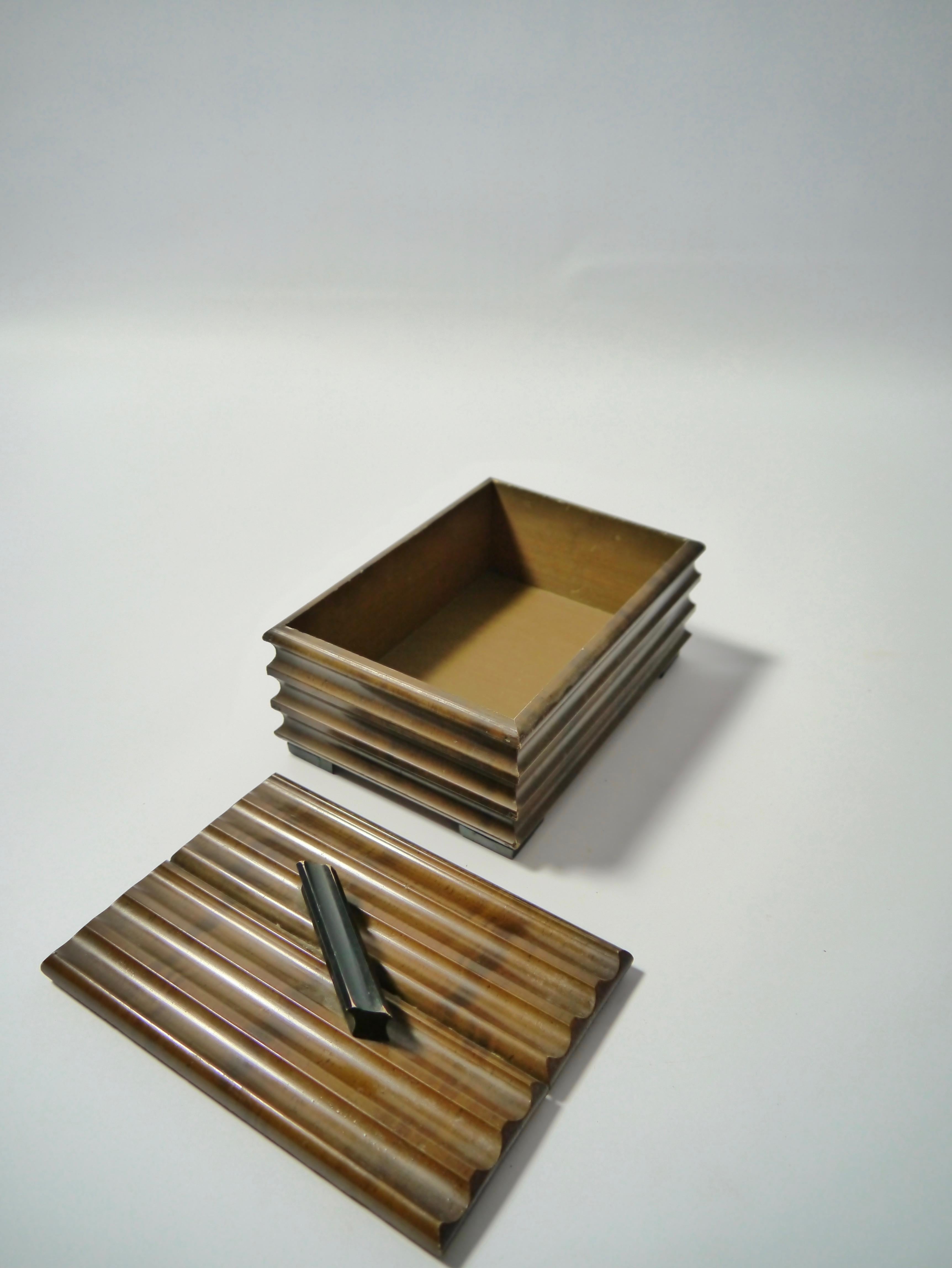 Art Deco Birch Wood Box, Sweden, 1930s 2