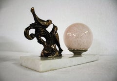 Art Deco Bird Table Lamp, 1930s