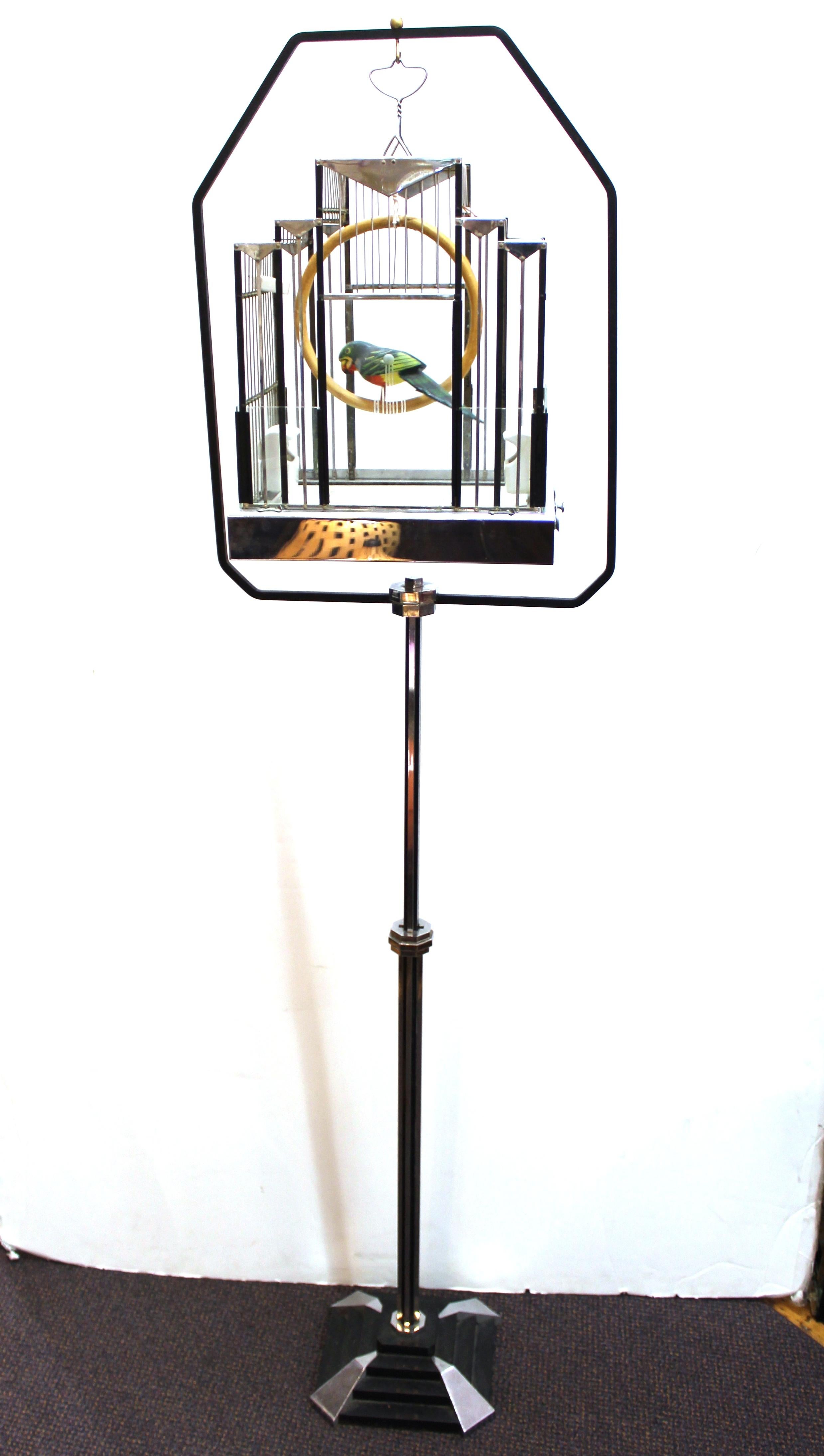 art deco bird cage