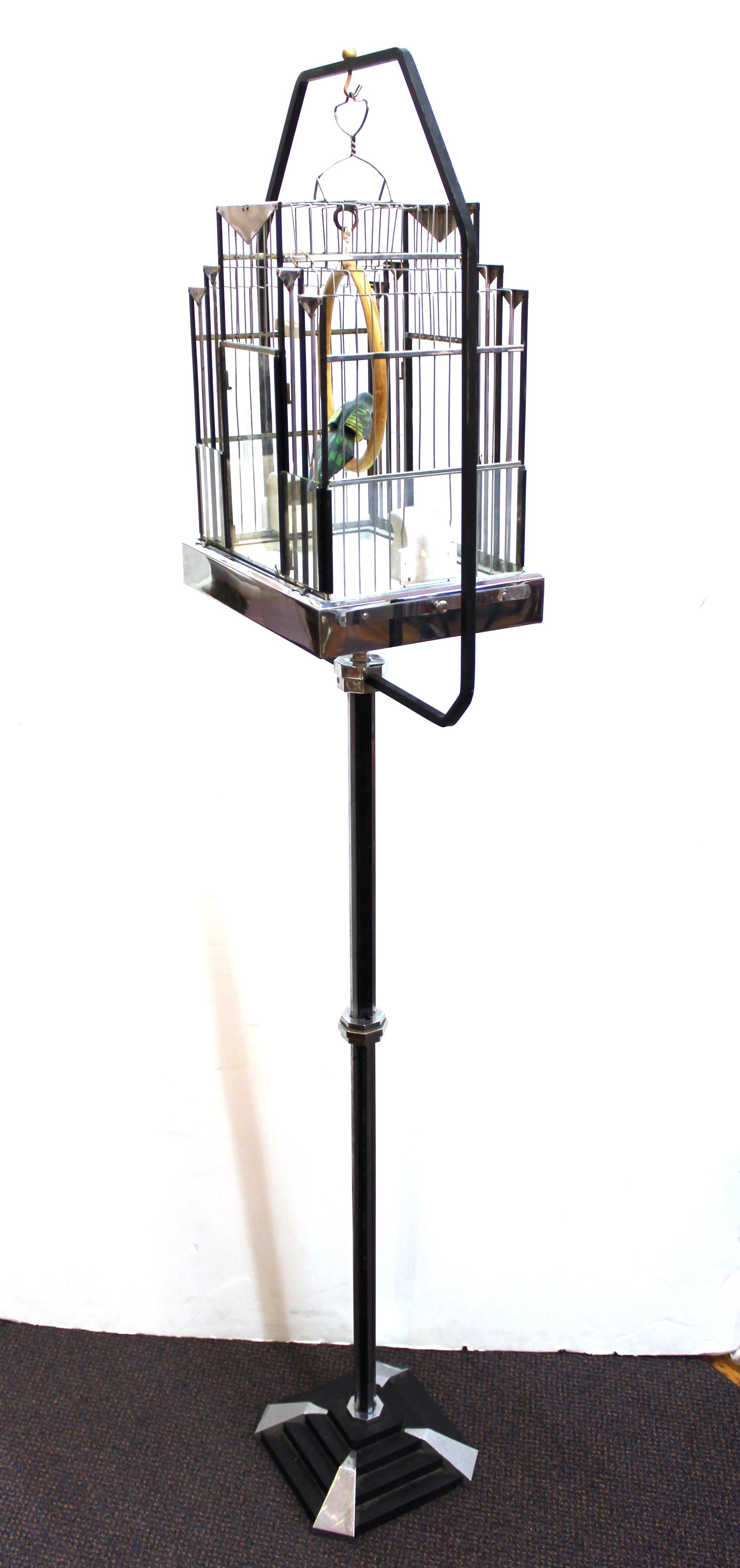 art nouveau bird cage