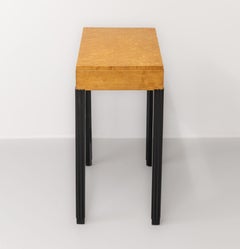 Art Deco Birds Eye Maple And Ebonised Side Hall Table By Waring & Gillow 1930s