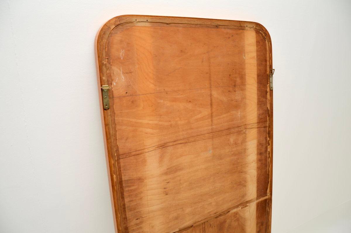 Art Deco Birds Eye Maple Mirror im Angebot 1